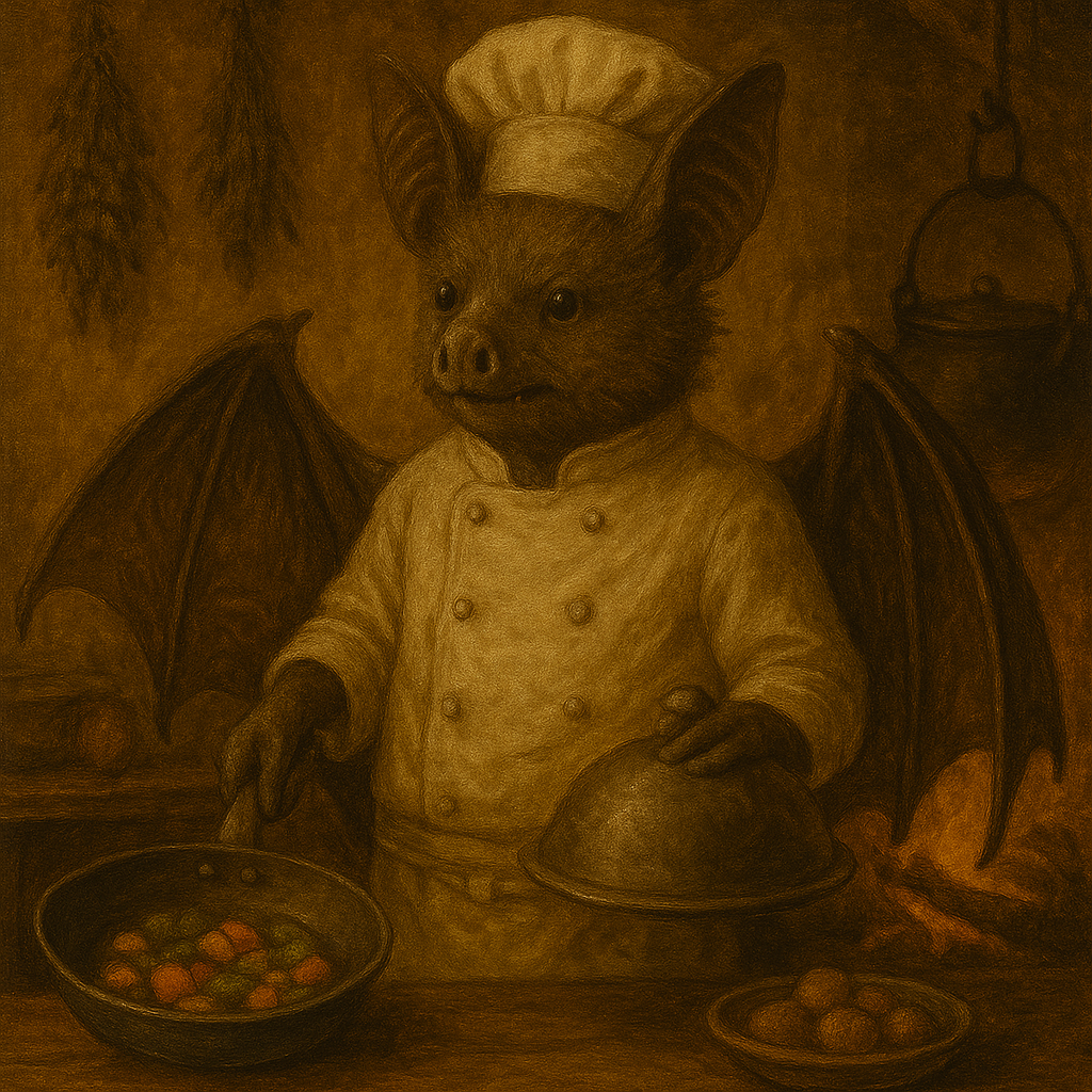 洞窟茶屋の調理風景