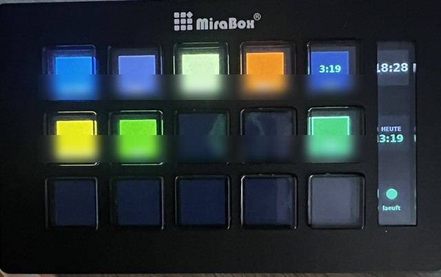 IceDeck im Betrieb auf einem MiraBox Stream Dock