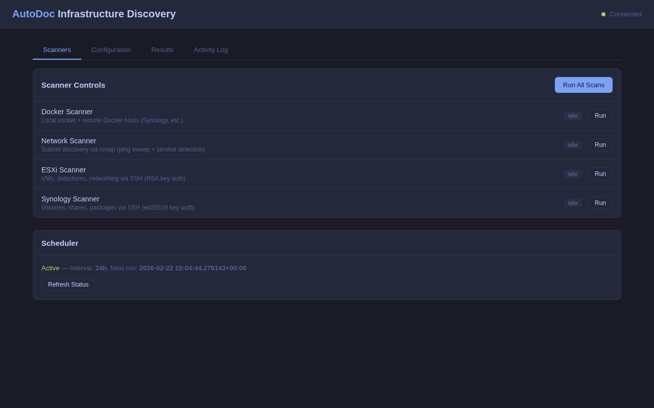 AutoDoc Web GUI