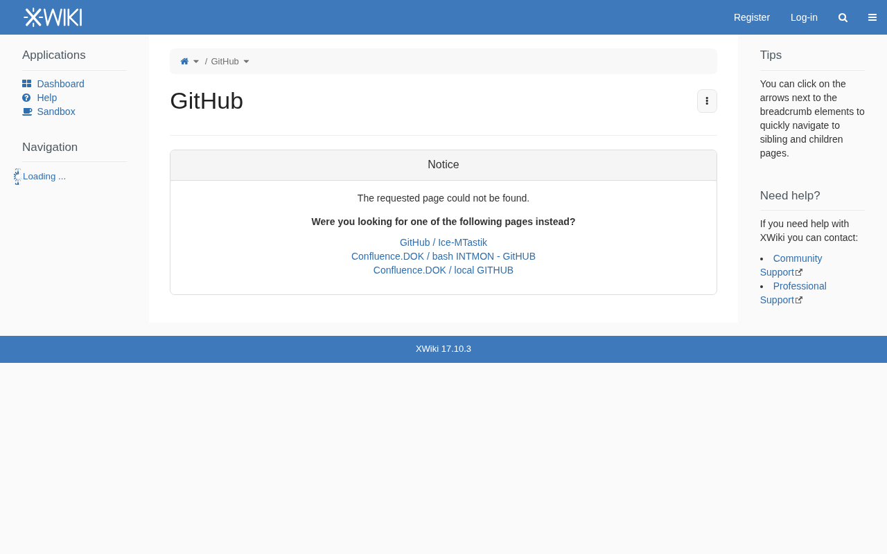 GitHub Space in XWiki