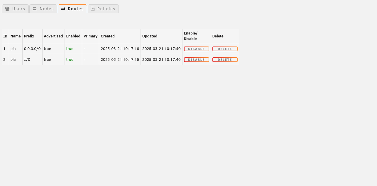 Headscale Admin Panel image 3