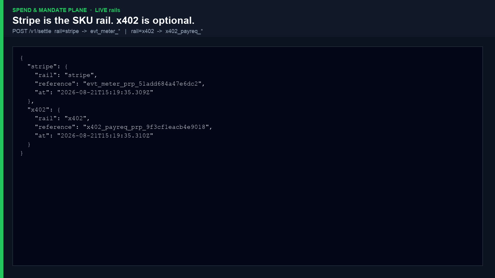 Stripe meter vs x402 payment-required