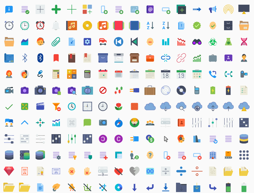 sample icons screenshot