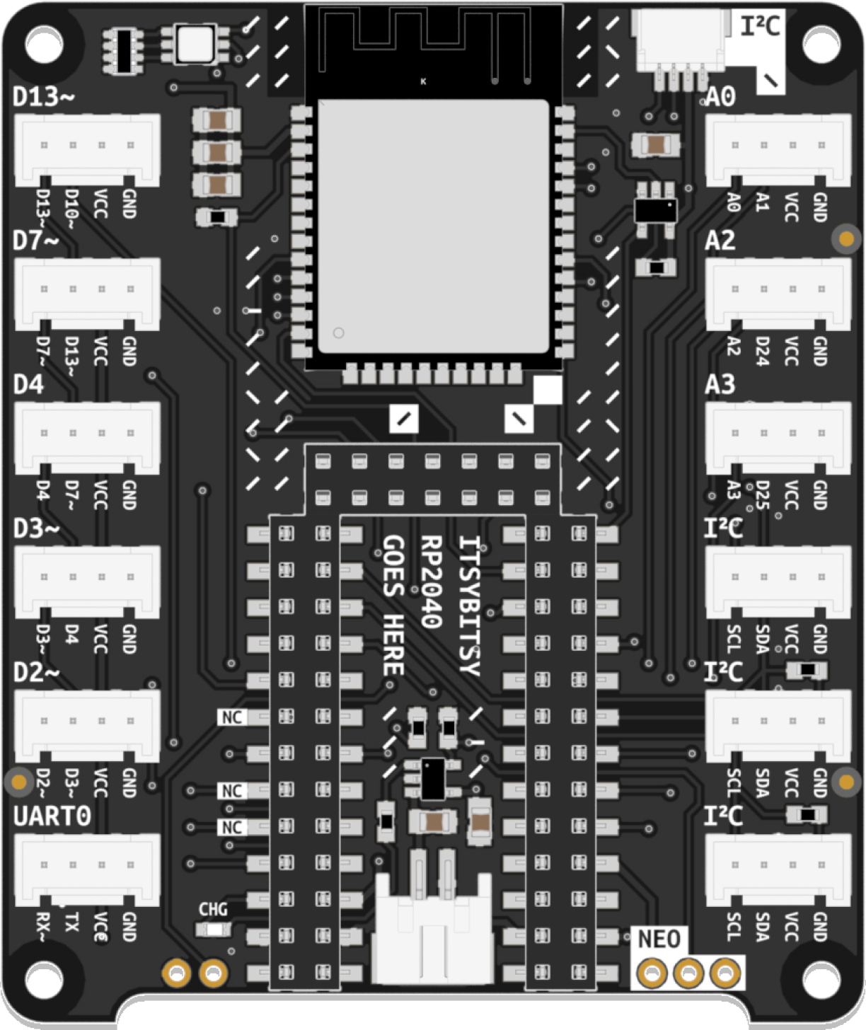 Bitsy Expander RP2040 Front