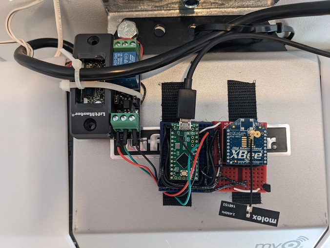 XBee garage door opener