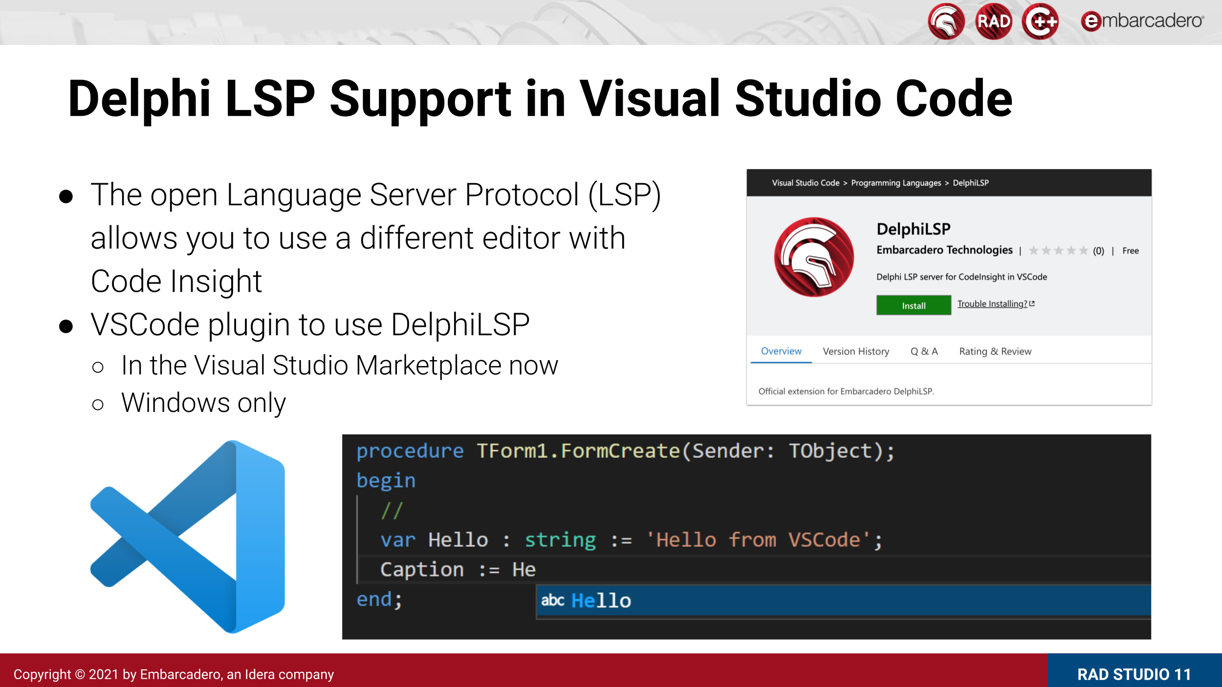 Delphi LSP Support in Visual Studio Code