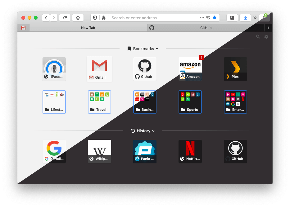 safari firefox theme