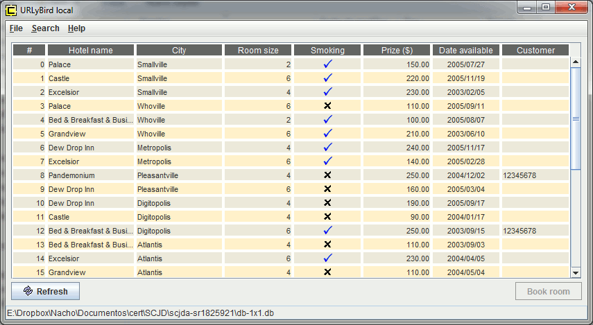 URLuBird snapshot