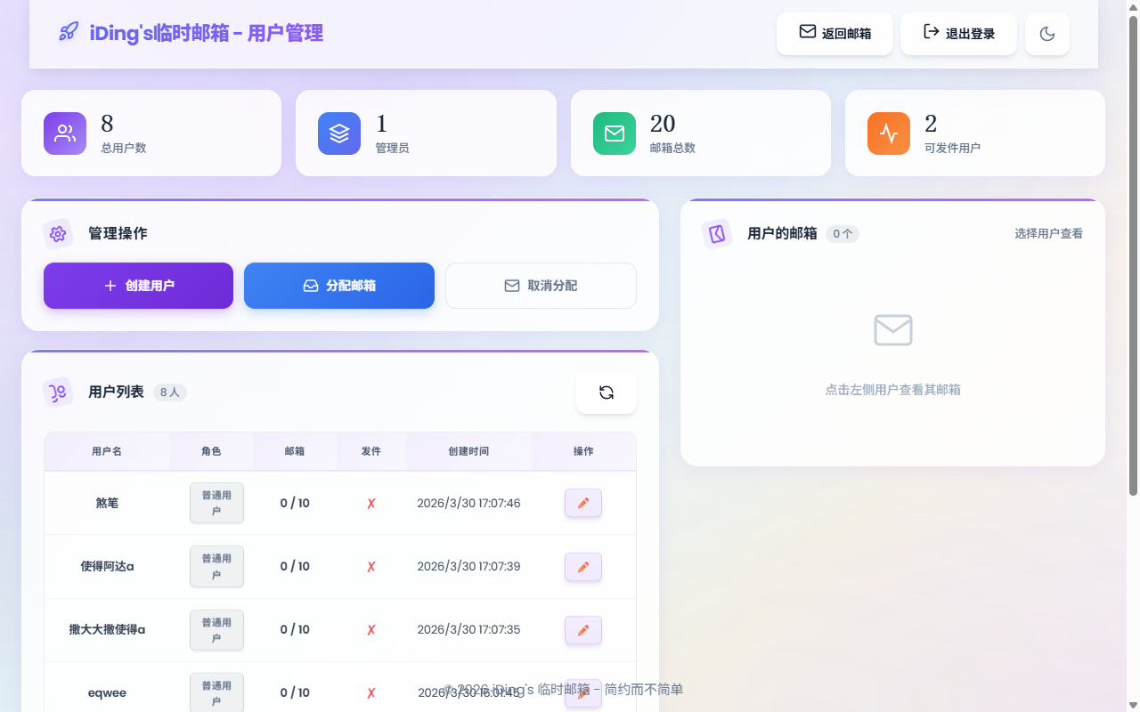 用户管理