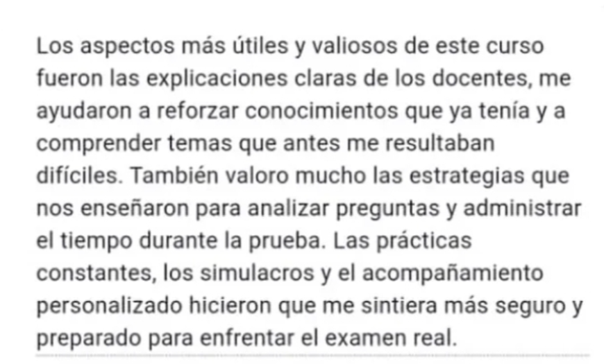 Testimonio estudiante Lumen Idiomas