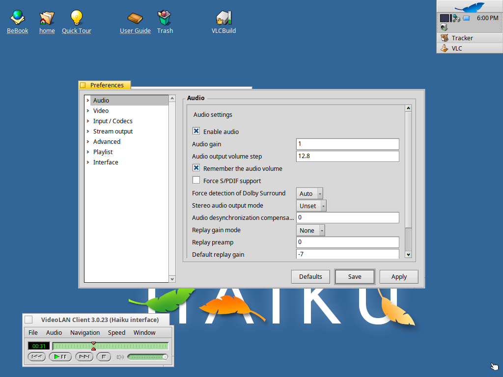 Schermata di VLC Reborn