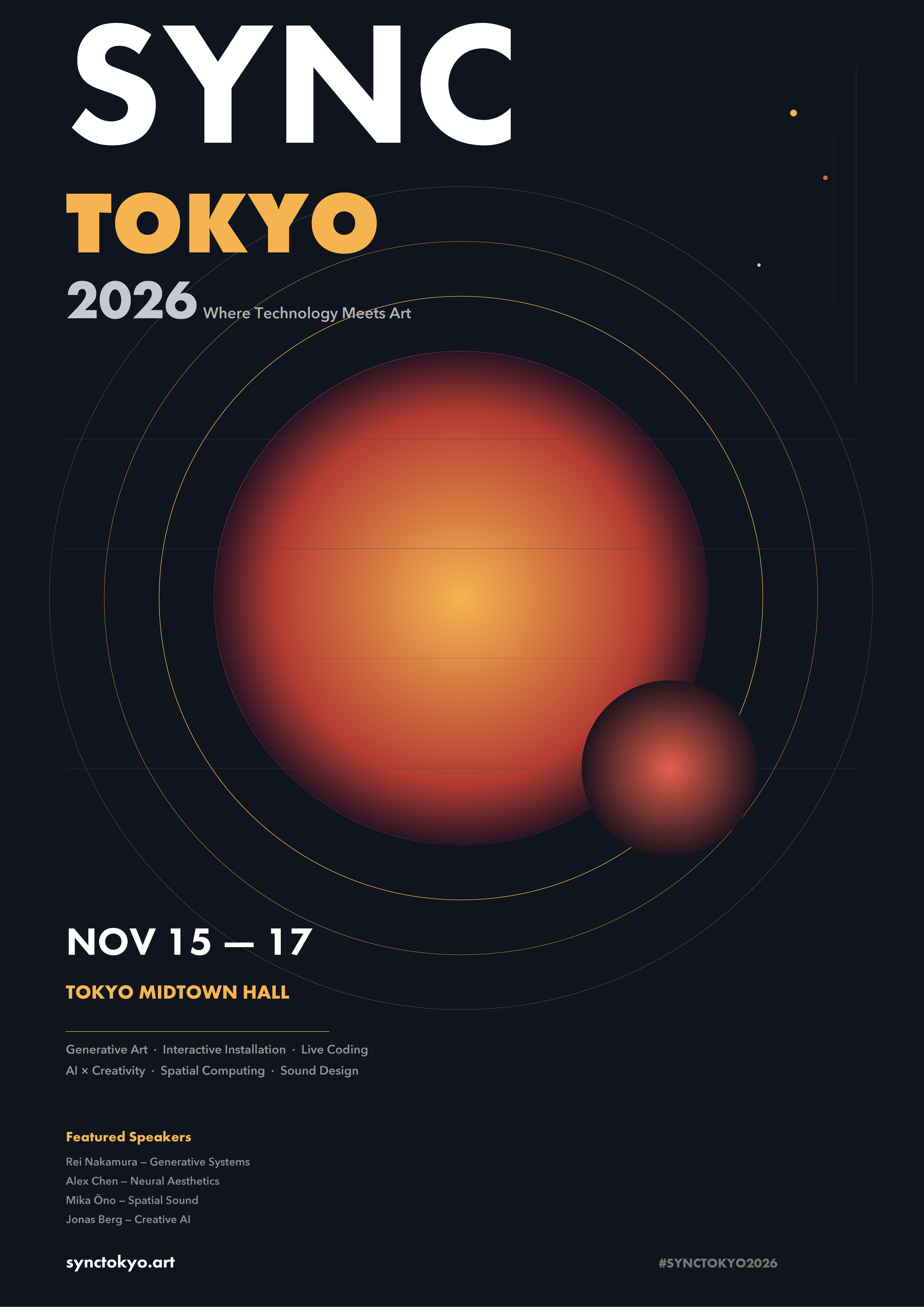 Event poster — SYNC TOKYO 2026