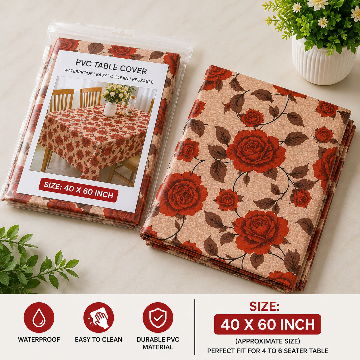Designer Floral Cover