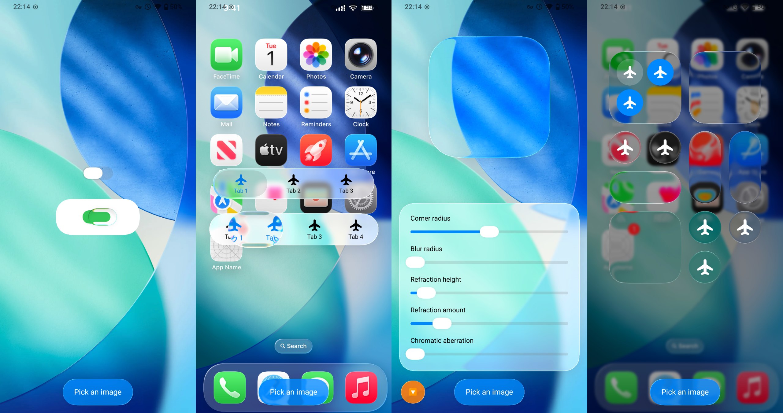 Screenshots of Backdrop Catalog