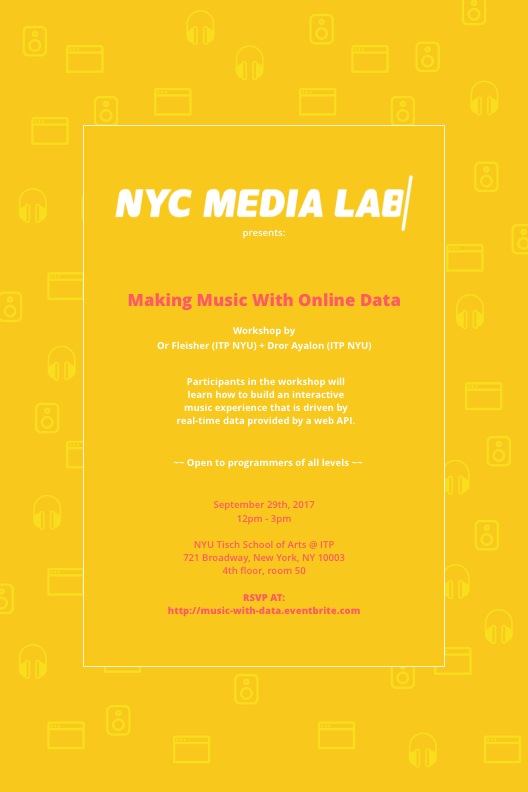 Making Music With Online Data Workshop