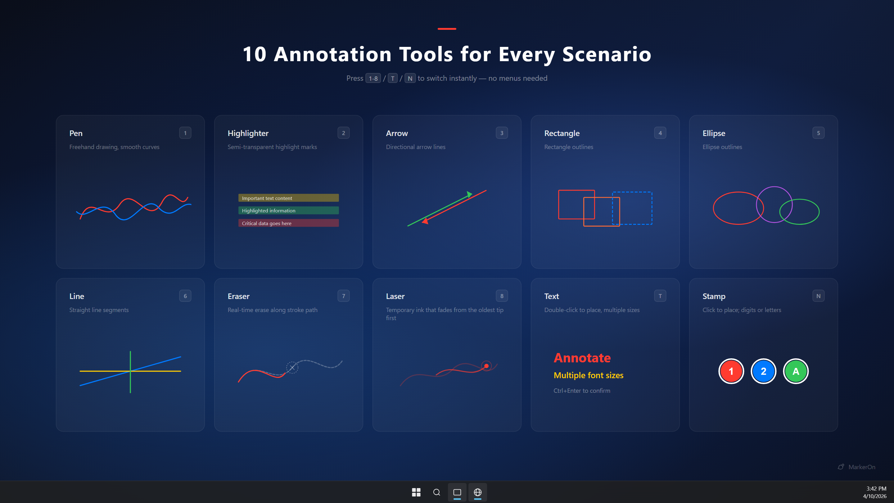 MarkerOn annotation tools
