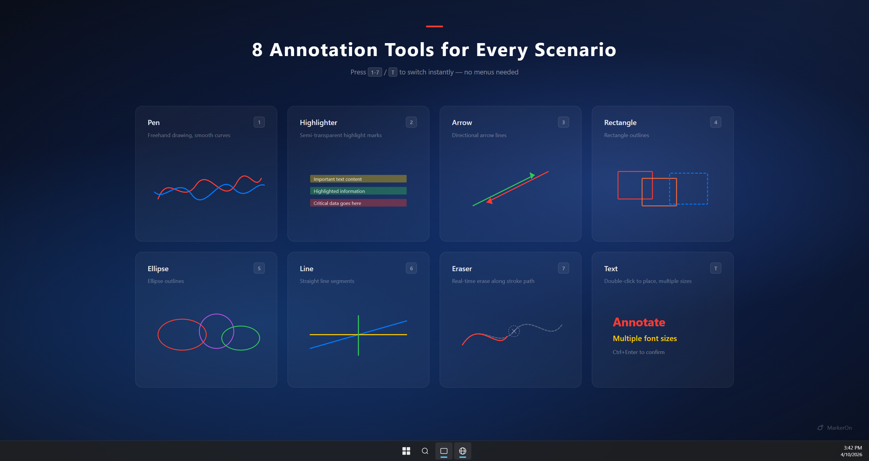 8 annotation tools