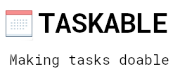 Taskable Logo