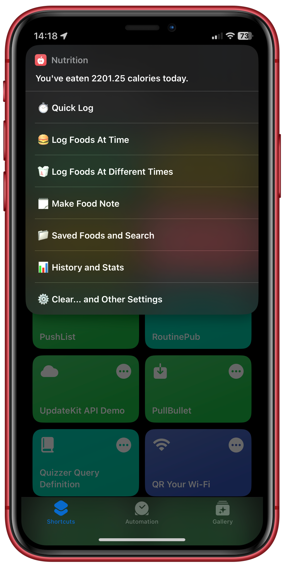 Main Menu