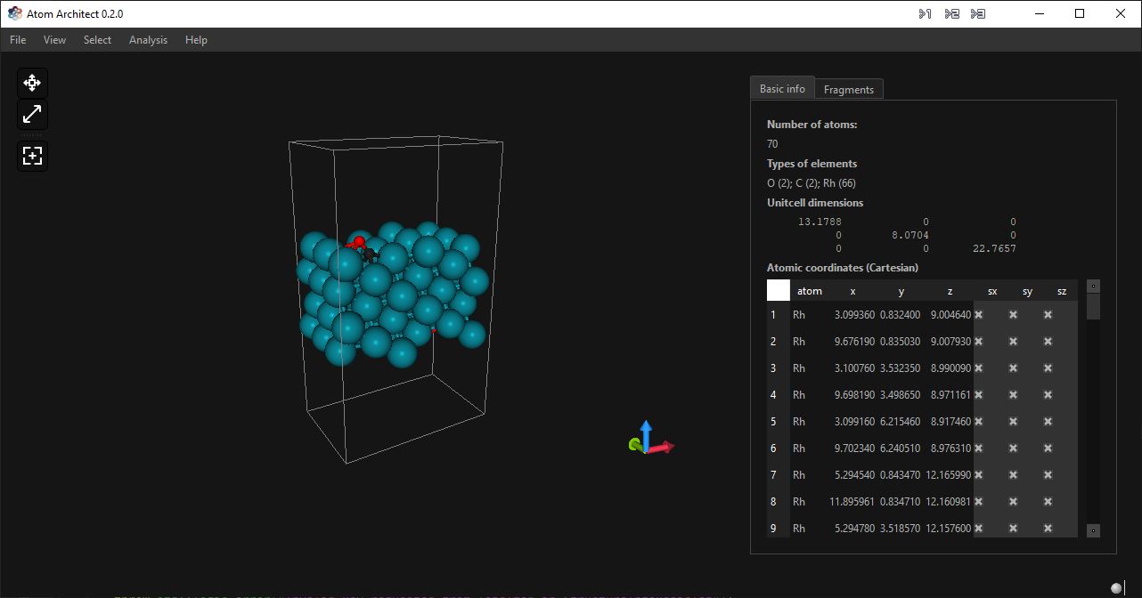 Screenshot of Atom Architect