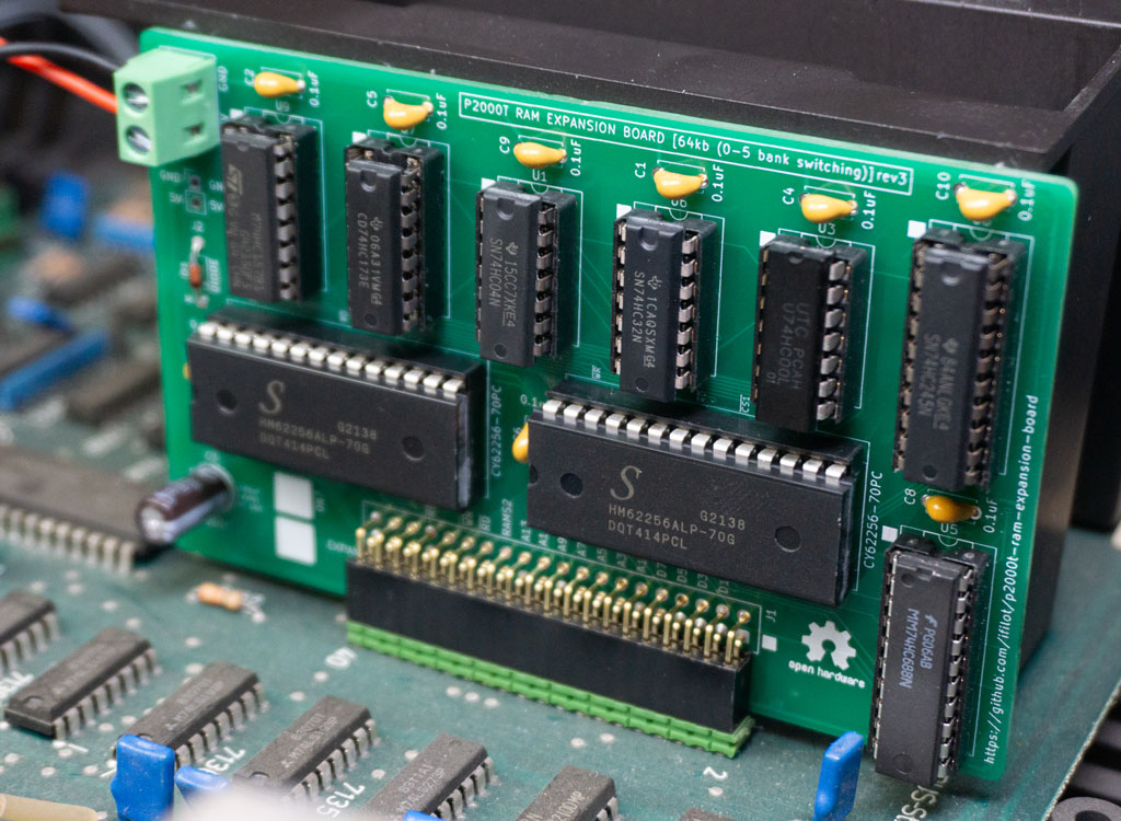 P2000t ram expansion board, from the project README