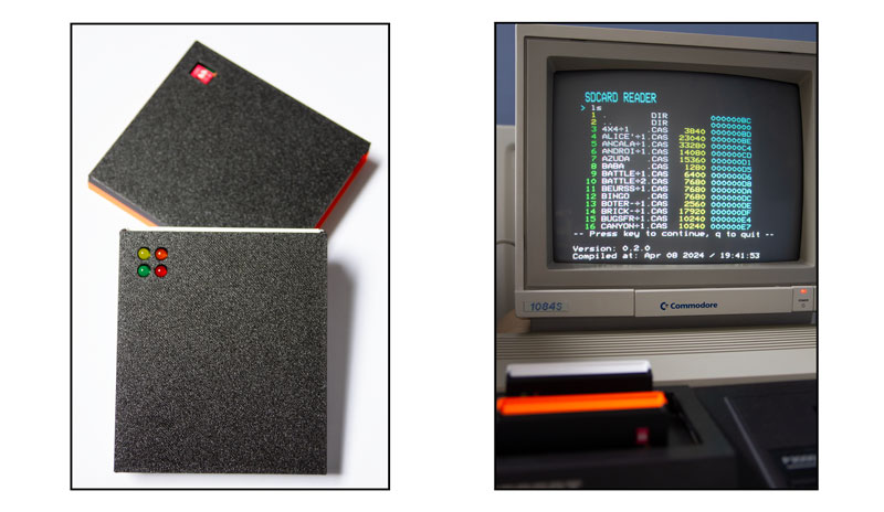 P2000T SD-card cartridge set and monitor