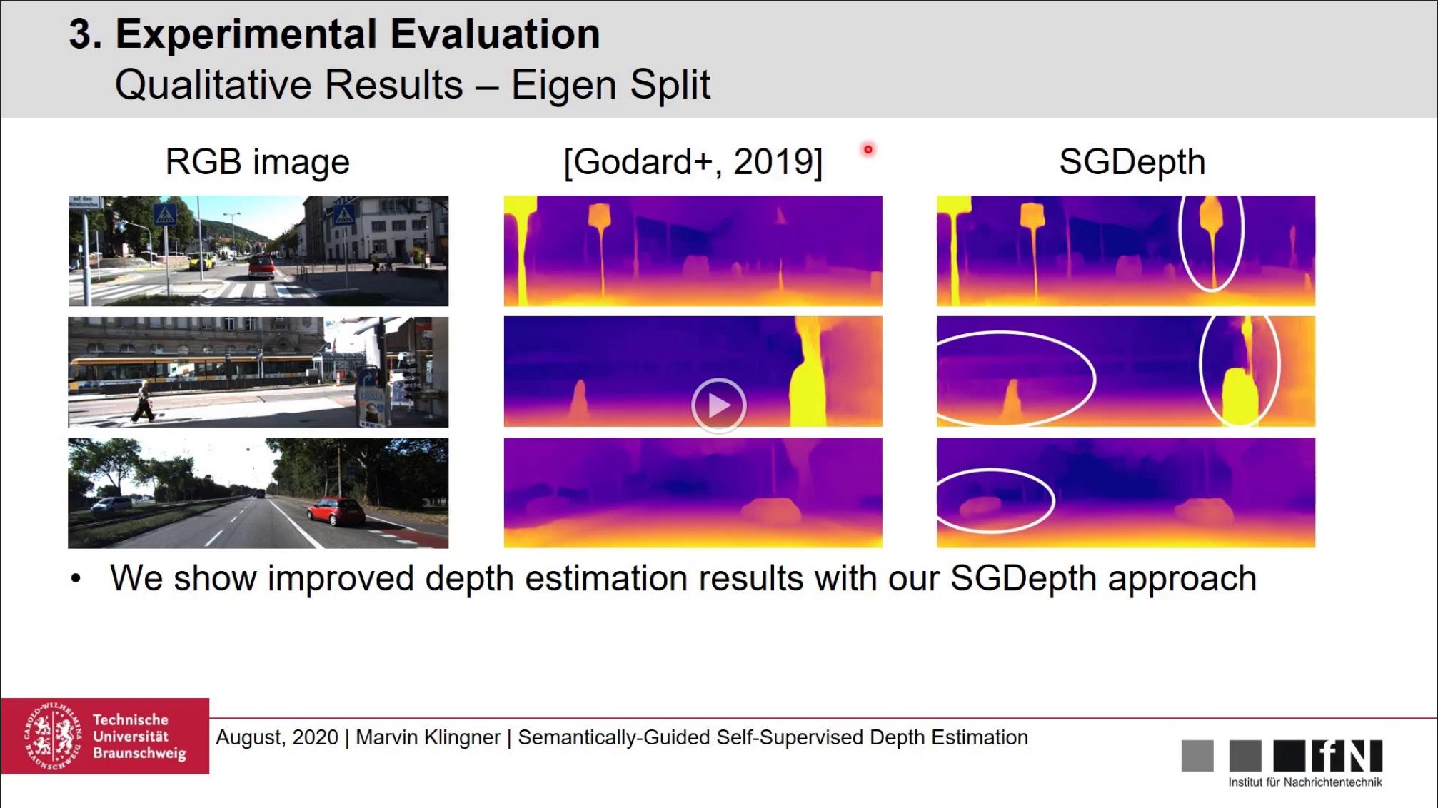 SGDepth video presentation ECCV