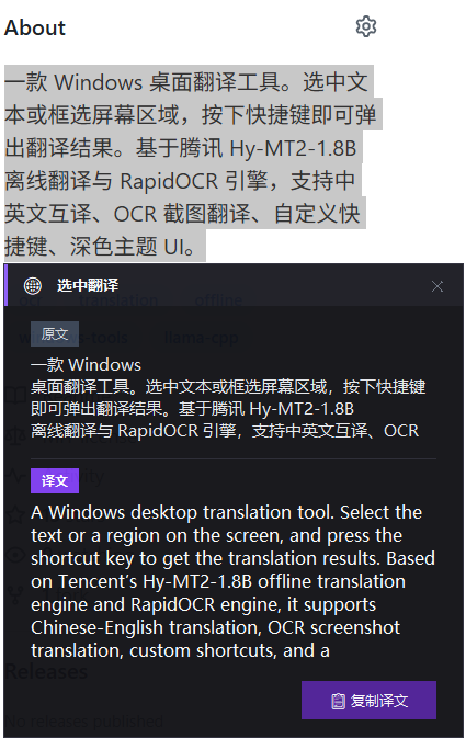 翻译效果预览