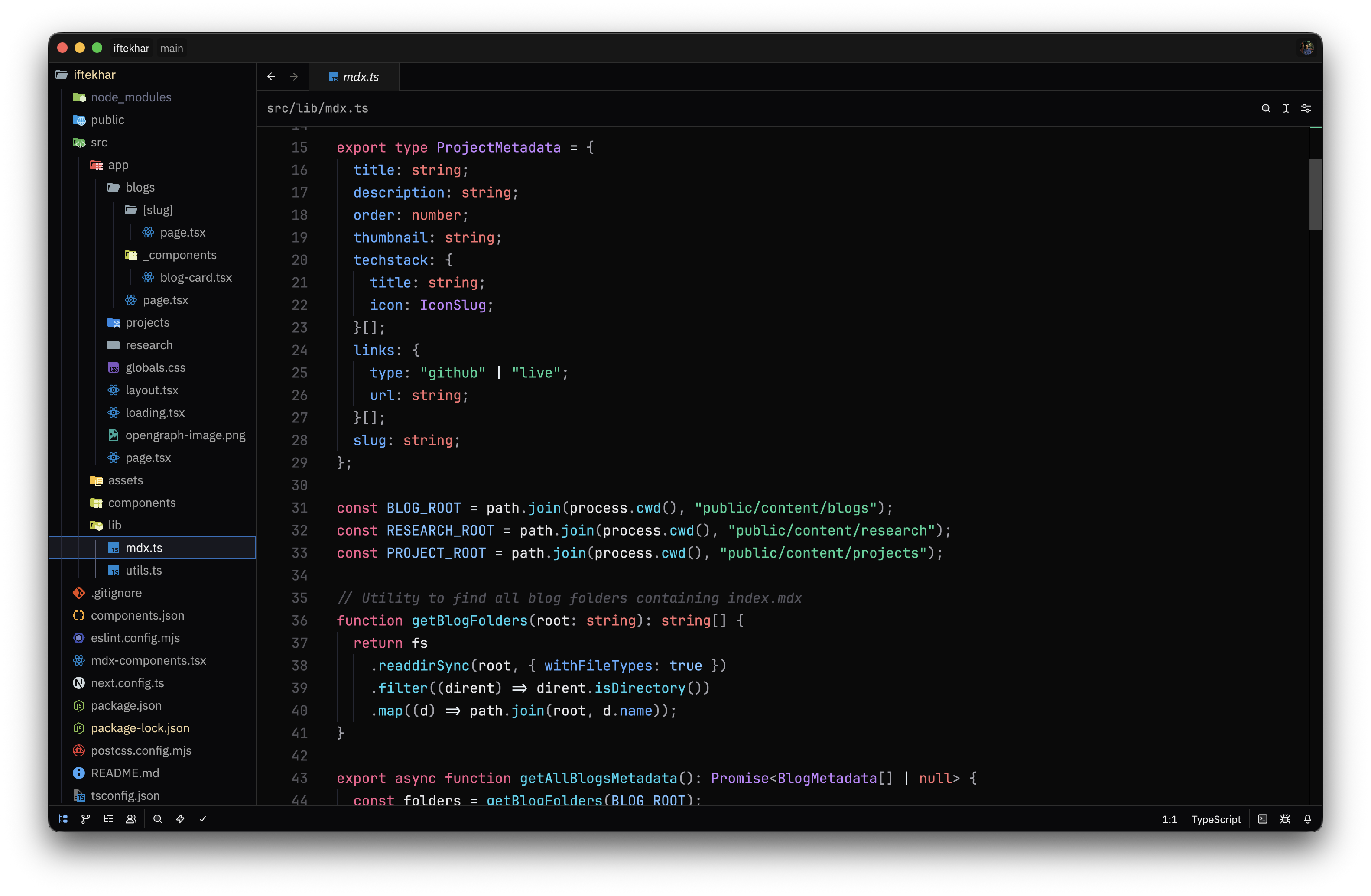Optima Theme Example 2