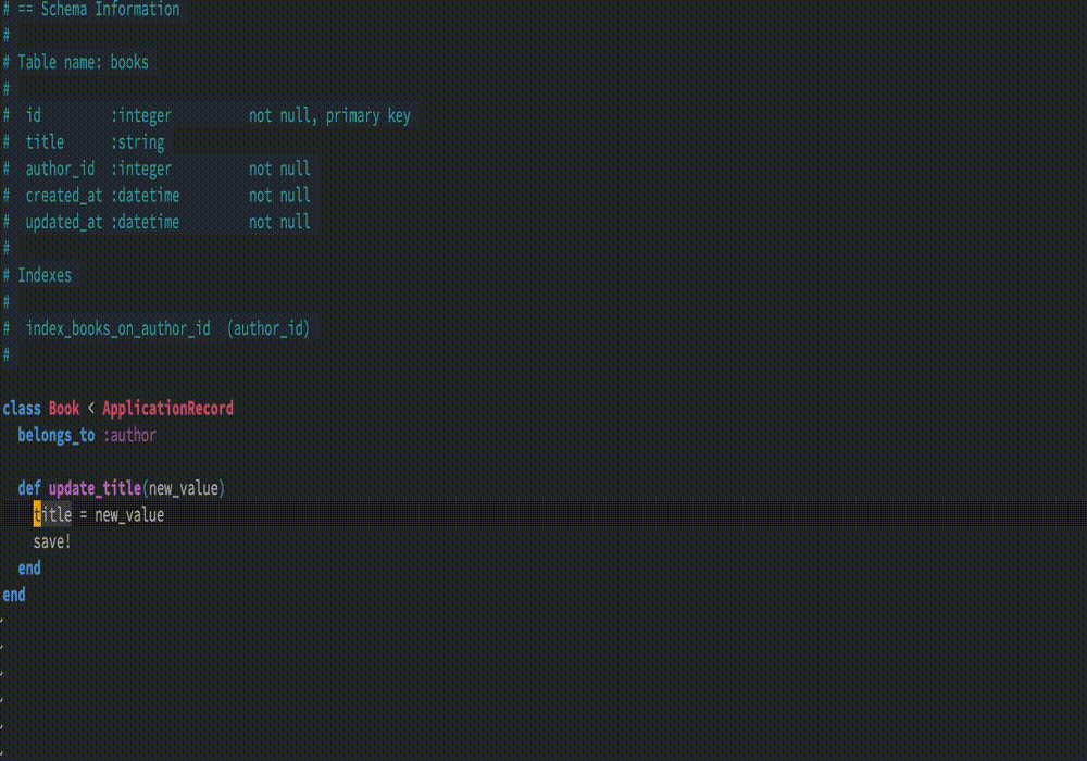 Go to attribute schema definition