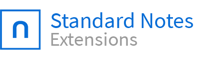 Standard Notes Extension Repository