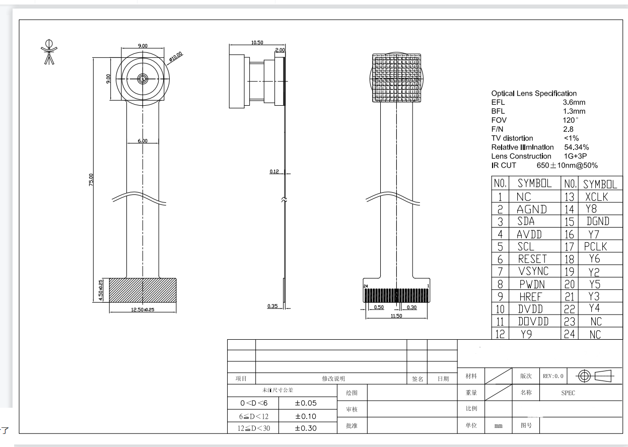 ov2640 Spec