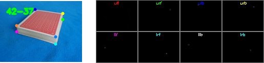 The keypoints from a validation image