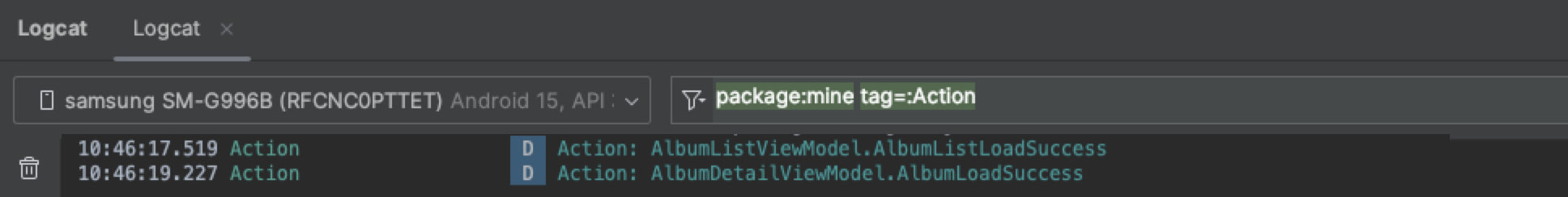 Action Logs