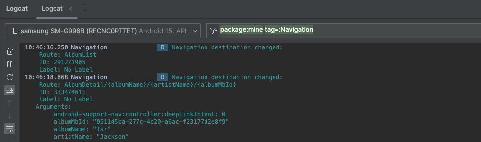 Navigation Logs