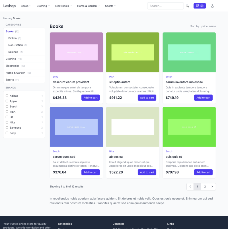 Product Catalog