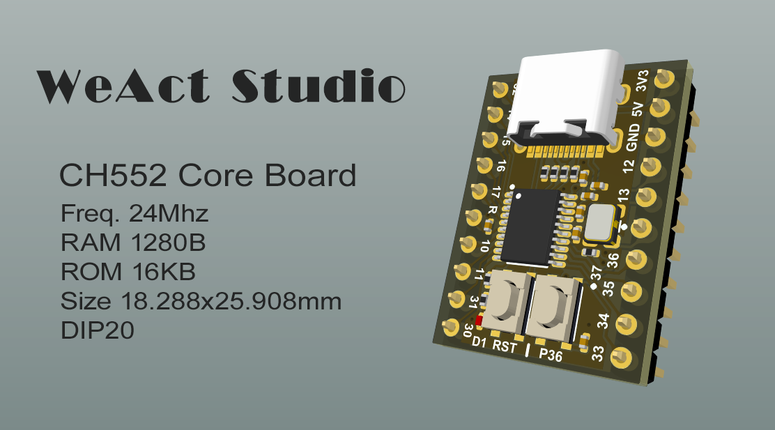 CH552 Dev board