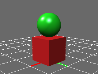 Box and sphere