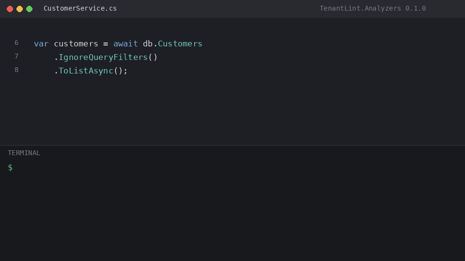 TenantLint demo