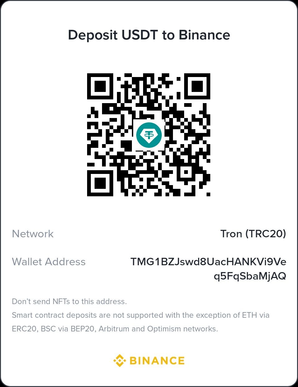 TRC20 Deposit QR