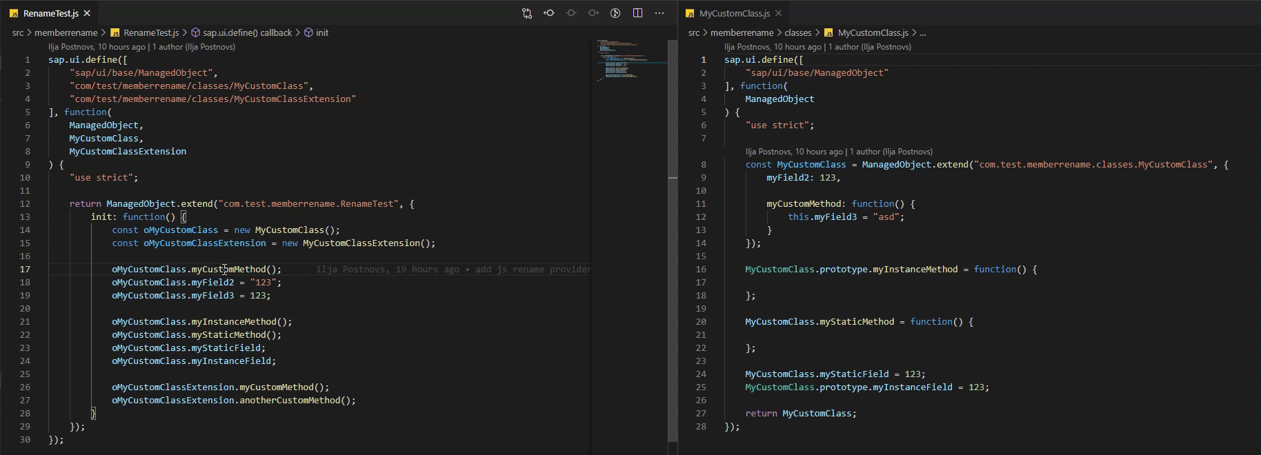 JSRenameProvider