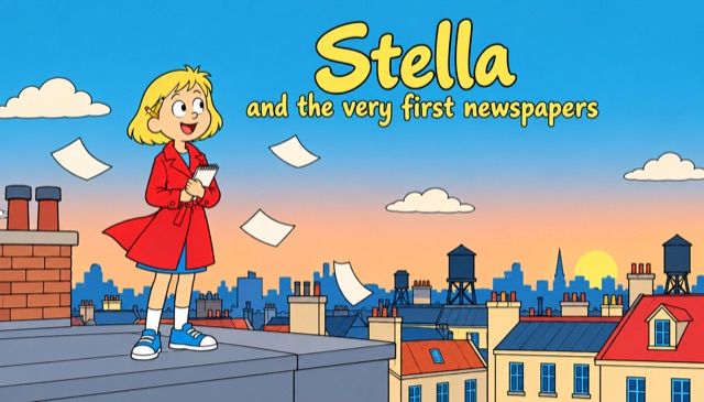 Stella and the very first newspapers