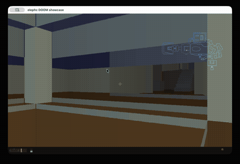 DOOM E1M1 rendered in PHP