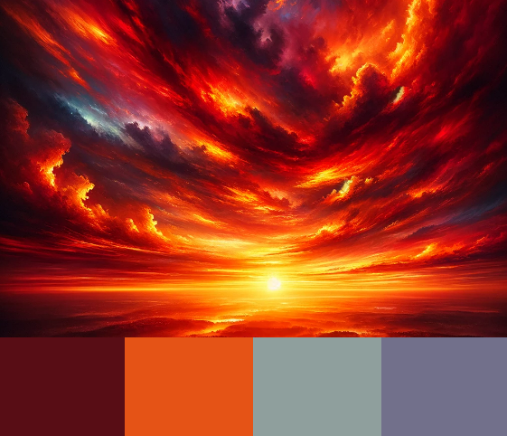 Fiery Sky