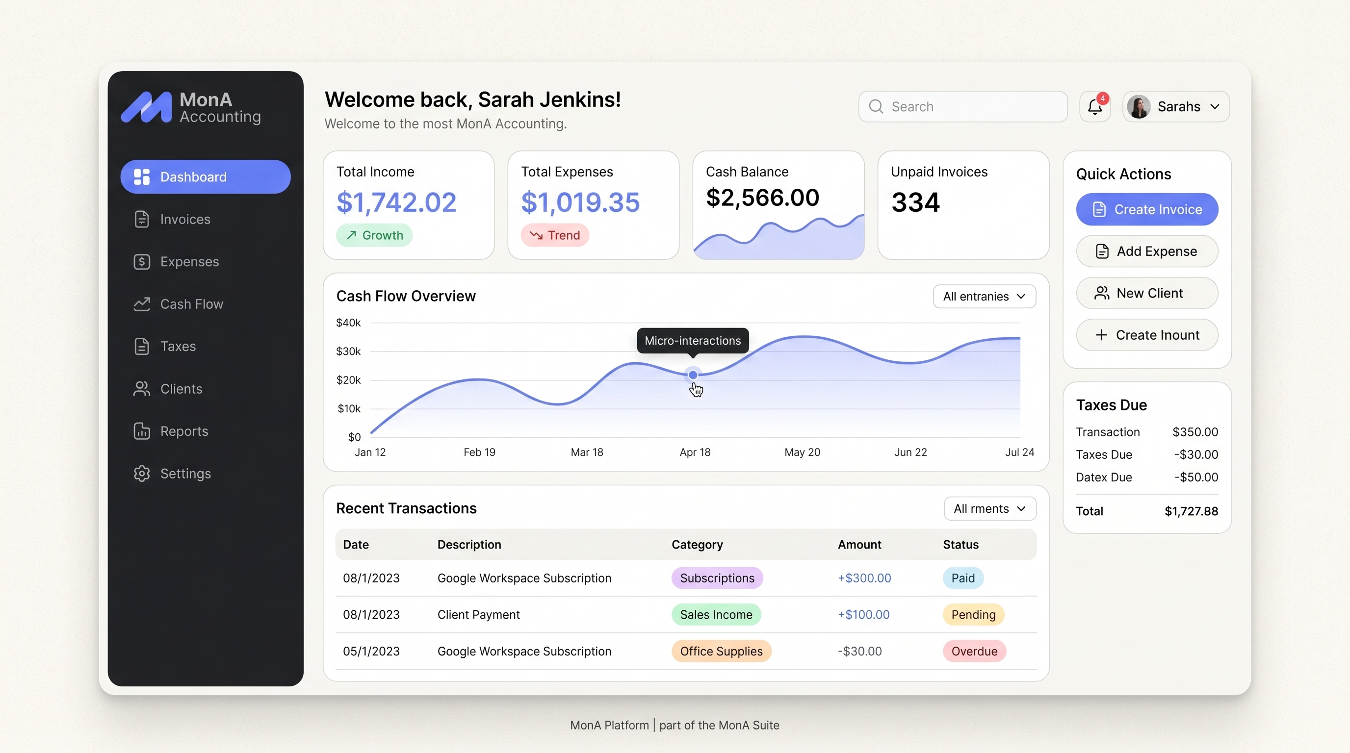 Accounting Mockup 1