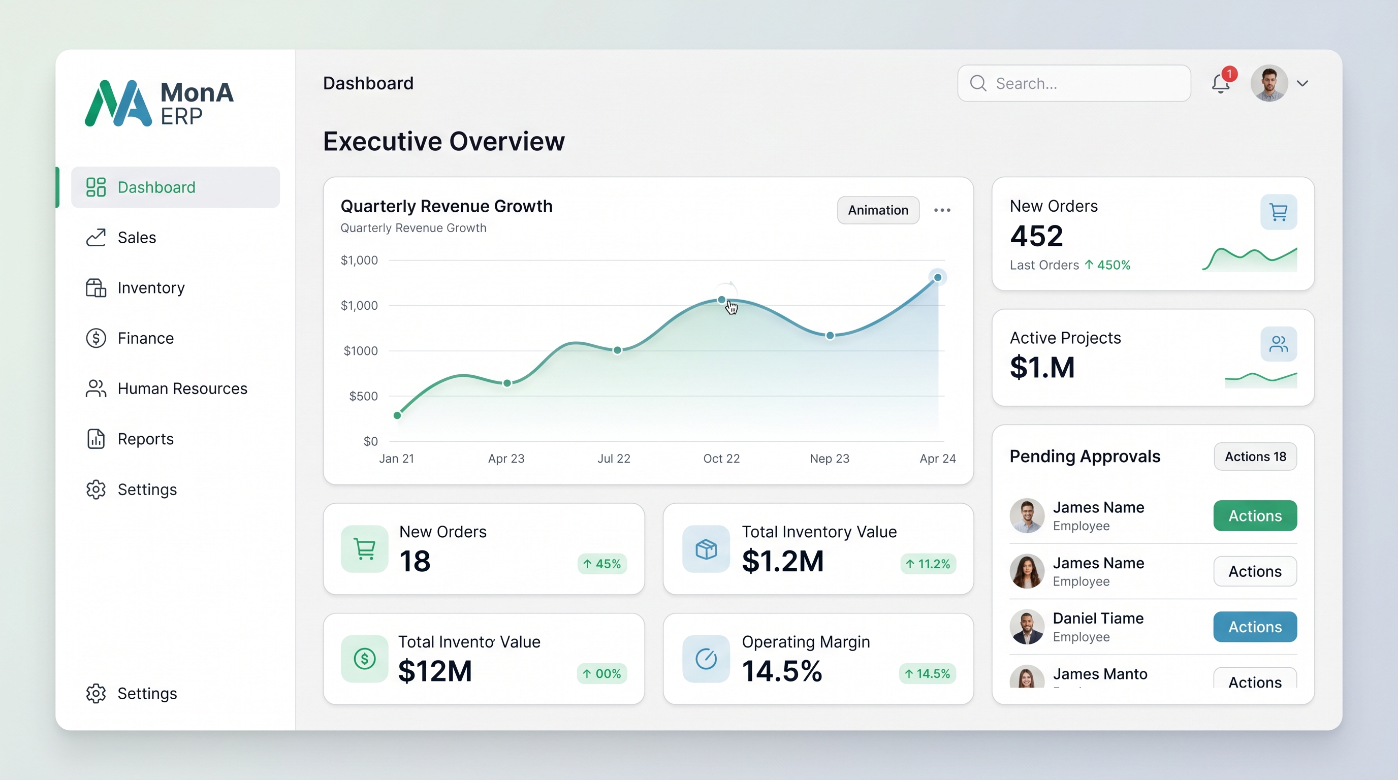 ERP Mockup 2