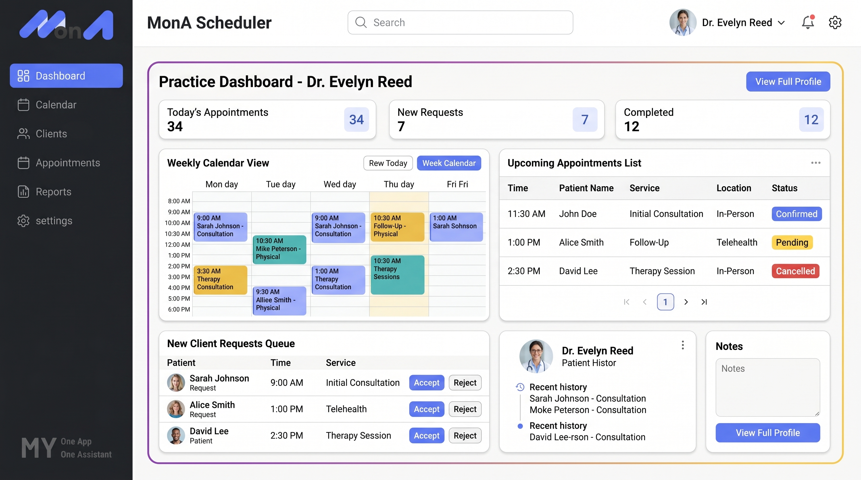 Scheduler Mockup 2