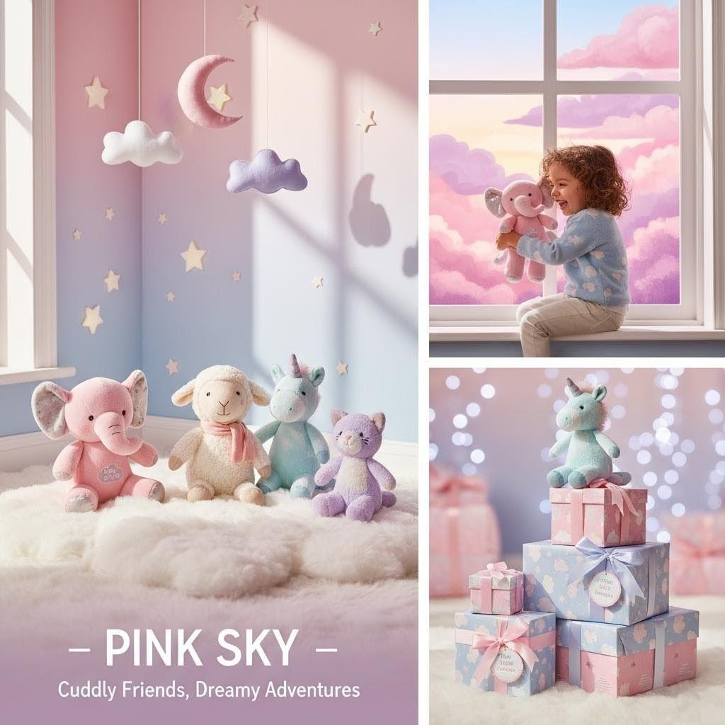 Pink Sky Background 3
