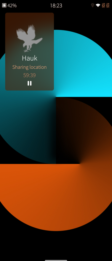 Screenshot of harbour-hauk