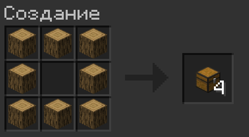 Chest from logs
